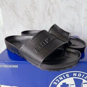 Birkenstock Barbados EVA Slide Sandal Black Rubber Women EU 38 US 7- 7.5 Regular